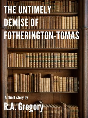 cover image of The Untimely Demise of Fotherington-Tomas